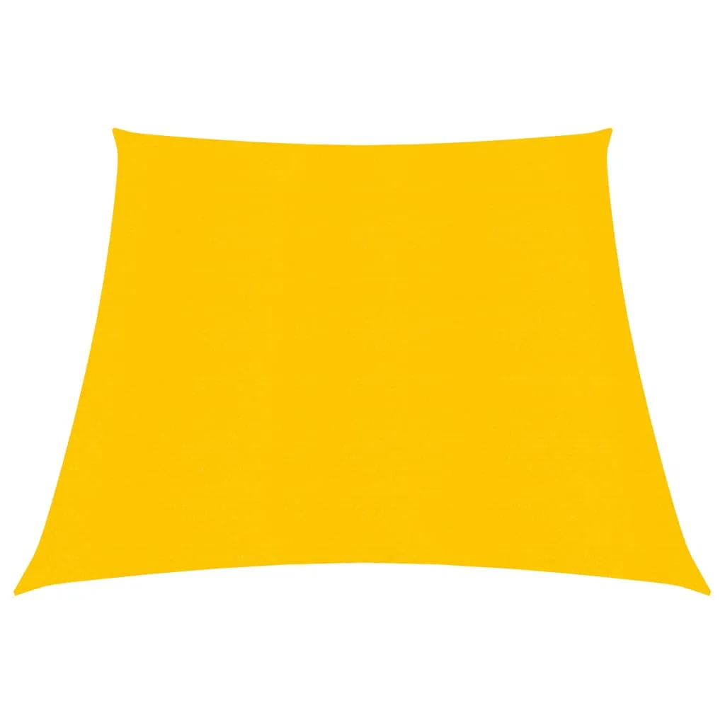 vidaXL Vela Parasole 160 g/m² Gialla 3/4x2 m in HDPE