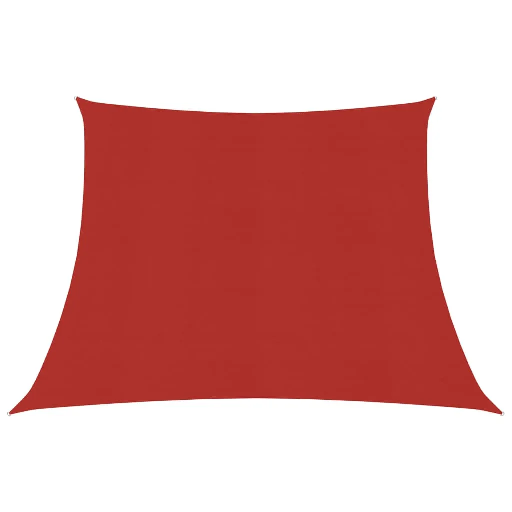 vidaXL Vela Parasole 160 g/m² Rossa 3/4x2 m in HDPE