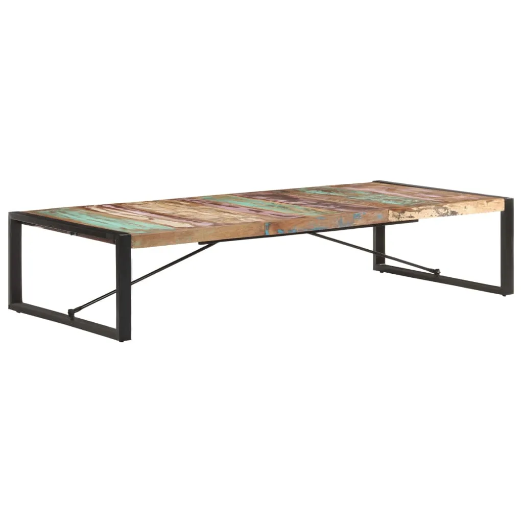 vidaXL Tavolino da Salotto 180x90x40 cm in Legno Massello di Recupero