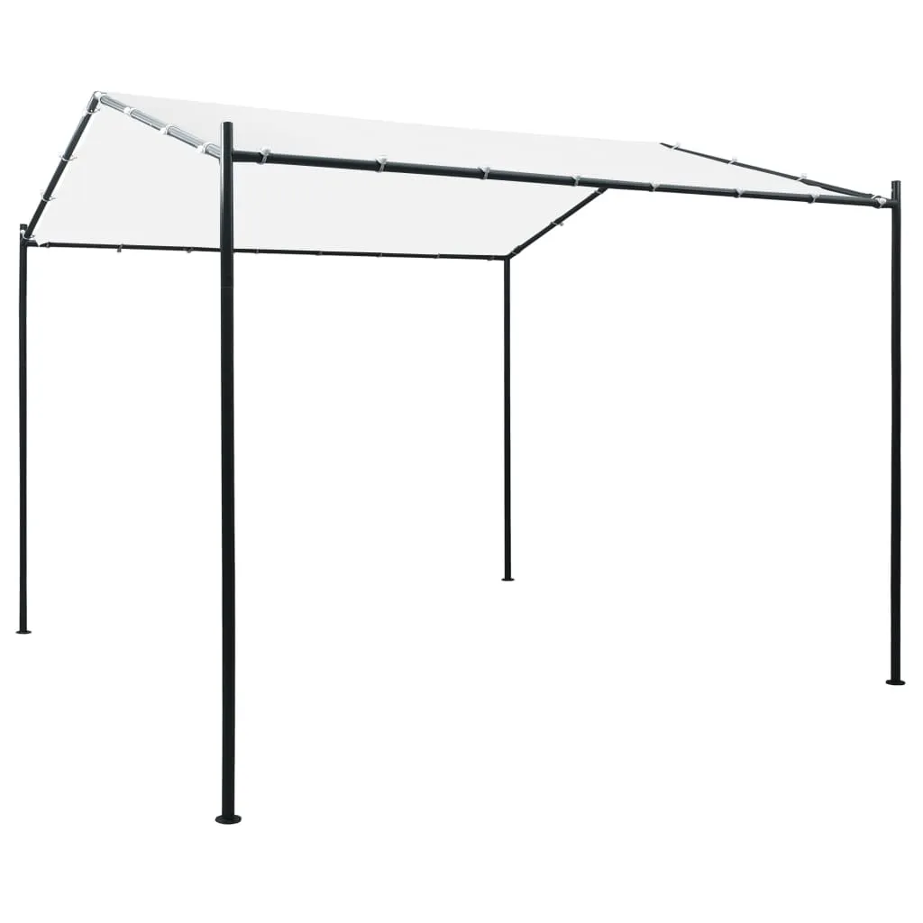 vidaXL Gazebo da Giardino 3x3x2,6 m Bianco 180 g/m²