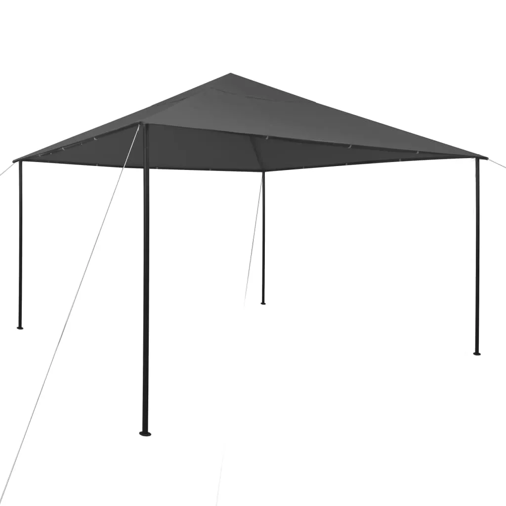 vidaXL Gazebo da Giardino 4x4x3 m Antracite 180 g/m²