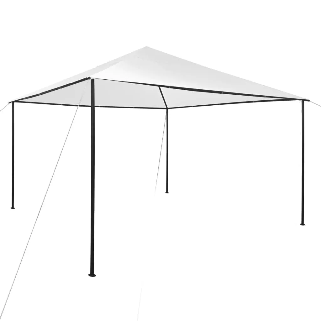 vidaXL Gazebo da Giardino 4x4x3 m Bianco 180 g/m²