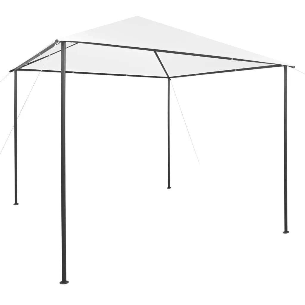 vidaXL Gazebo da Giardino 3x3x2,9 m Bianco 180 g/m²