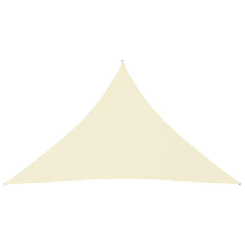 Parasole a Vela Oxford Triangolare 3x3x4,24 m Crema