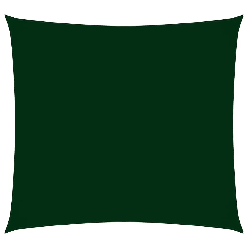 Vela Parasole in Tela Oxford Quadrata 5x5 m Verde Scuro