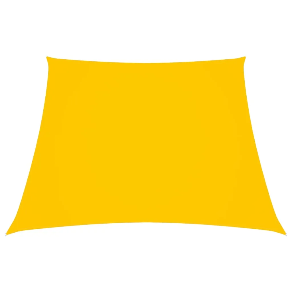 vidaXL Parasole a Vela in Tela Oxford a Trapezio 2/4x3 m Giallo