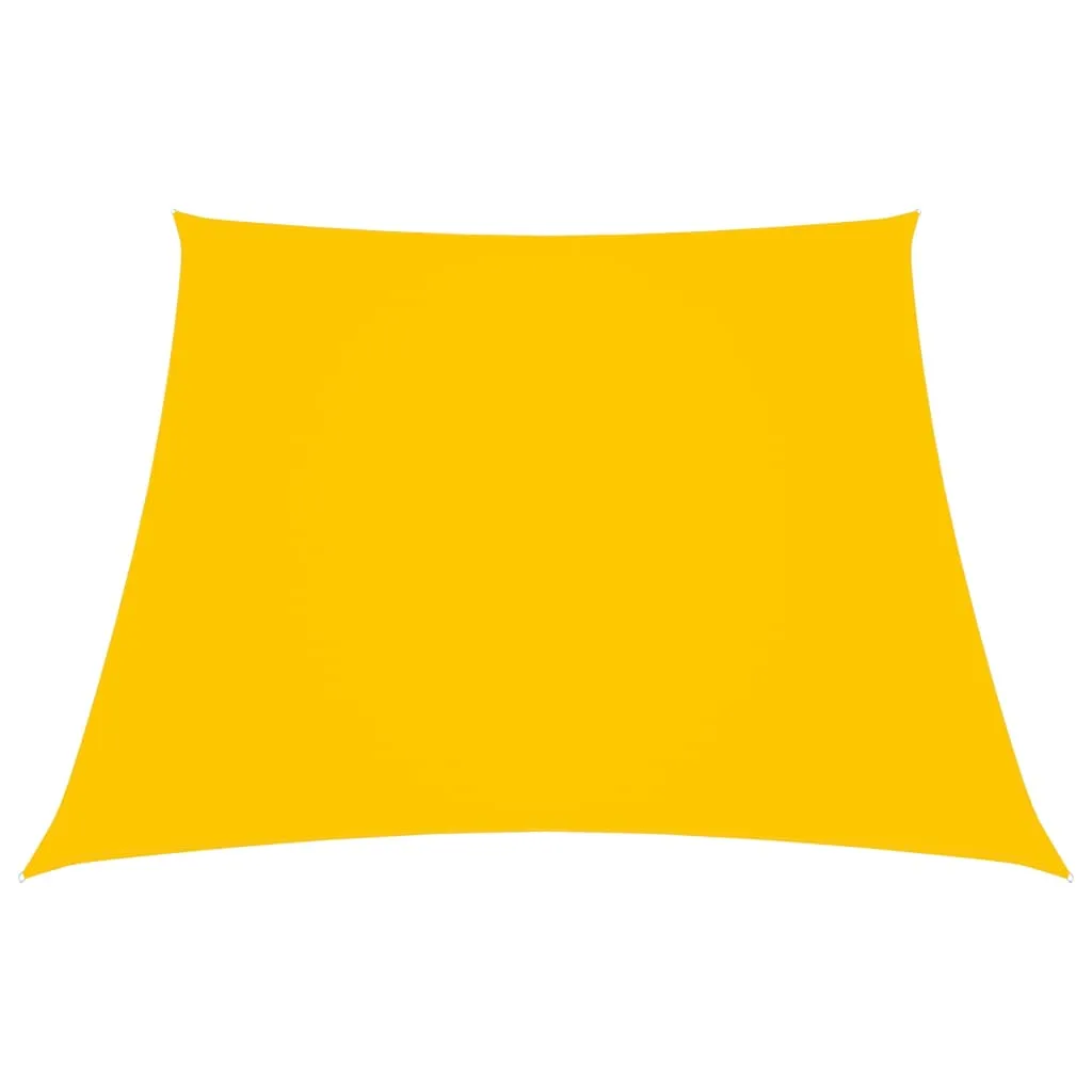 vidaXL Parasole a Vela in Tela Oxford a Trapezio 3/5x4 m Giallo