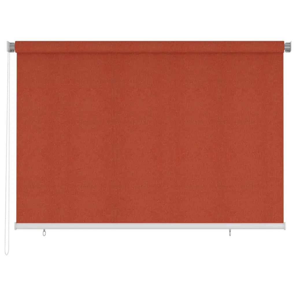 vidaXL Tenda a Rullo per Esterni 220x140 cm Terracotta HDPE