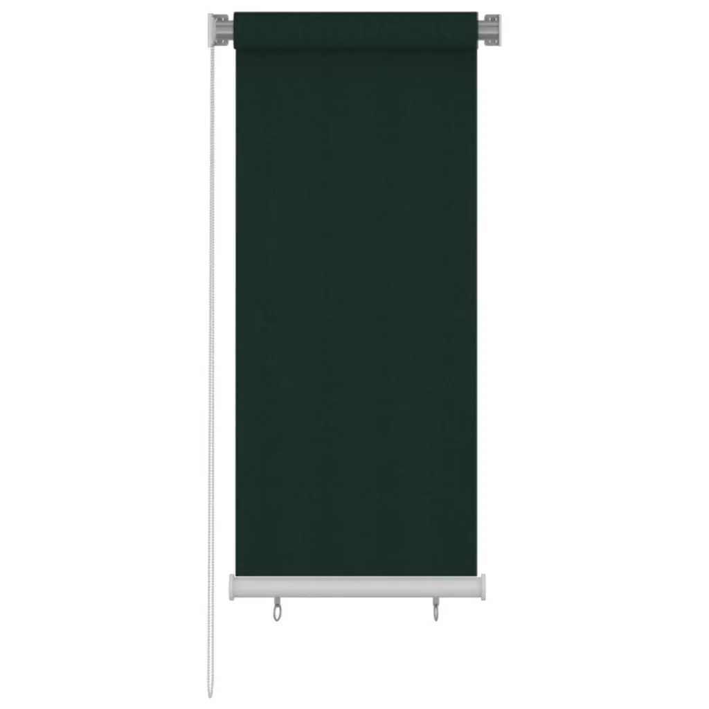 vidaXL Tenda a Rullo per Esterni 60x140 cm Verde Scuro HDPE