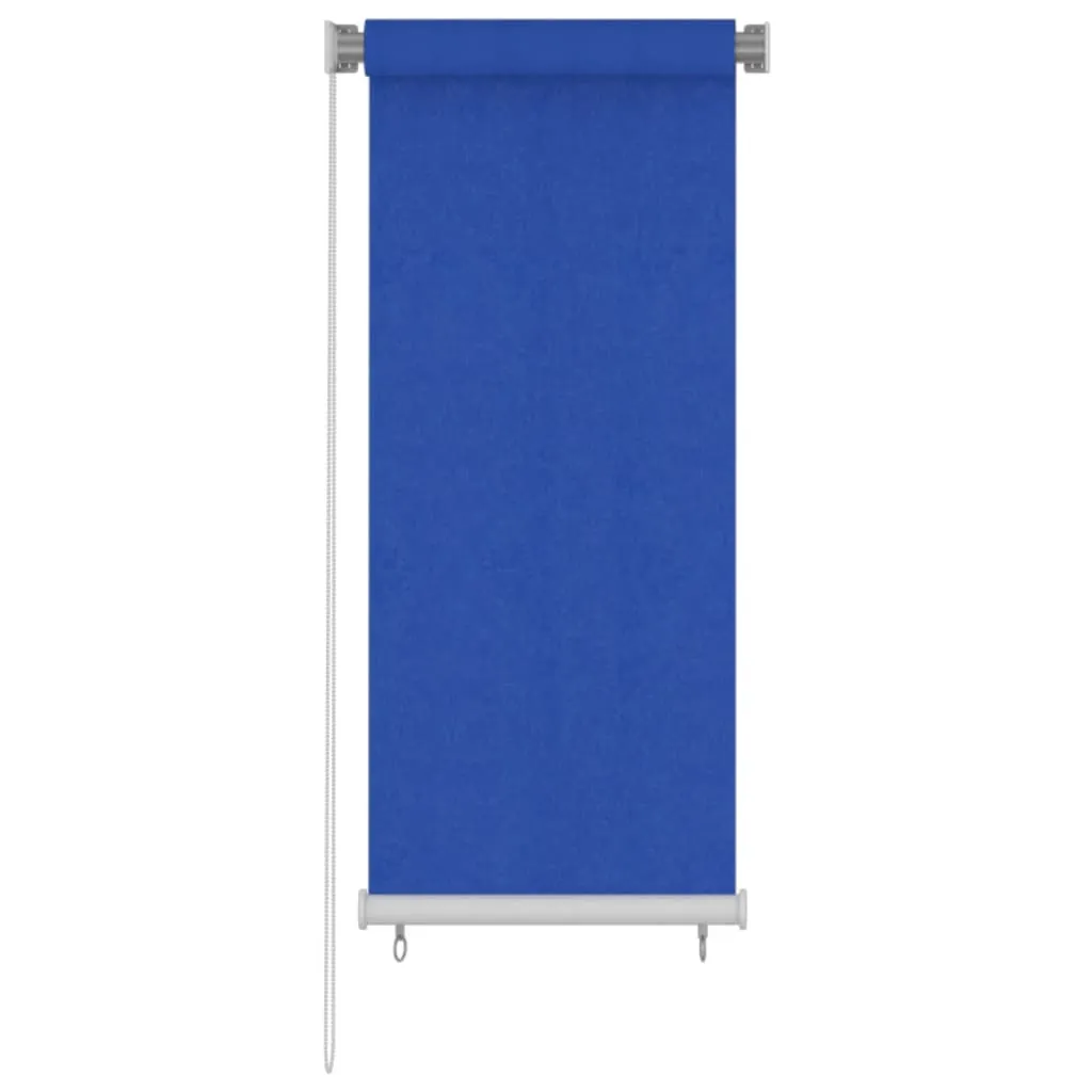 vidaXL Tenda a Rullo per Esterni 60x140 cm Blu HDPE