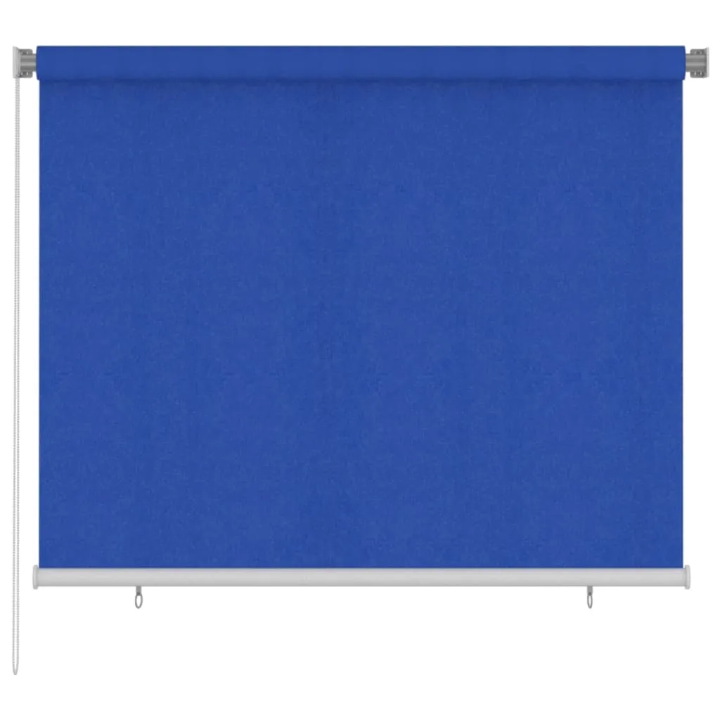 vidaXL Tenda a Rullo per Esterni 180x140 cm Blu HDPE