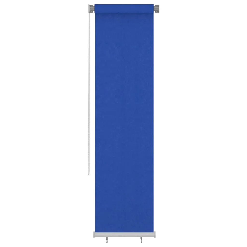 vidaXL Tenda a Rullo per Esterni 60x230 cm Blu HDPE