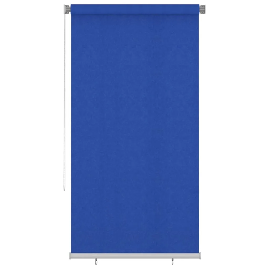 vidaXL Tenda a Rullo per Esterni 120x230 cm Blu HDPE