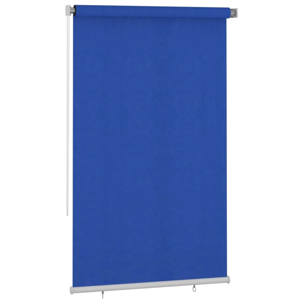 vidaXL Tenda a Rullo per Esterni 140x230 cm Blu HDPE