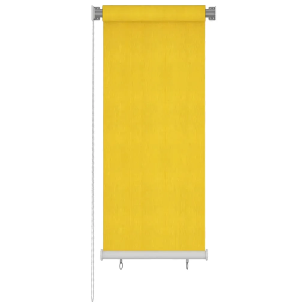 vidaXL Tenda a Rullo per Esterni 60x140 cm Gialla HDPE