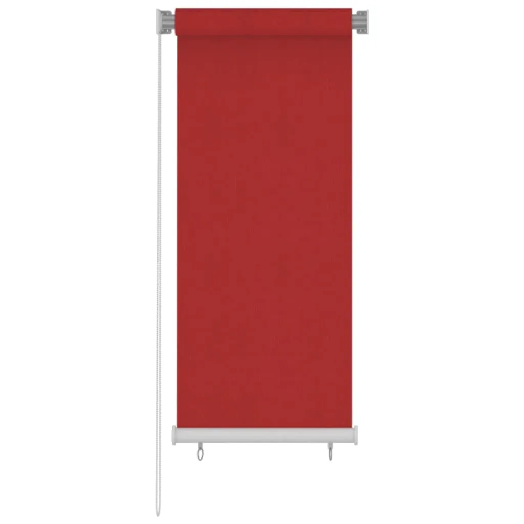 vidaXL Tenda a Rullo per Esterni 60x140 cm Rosso in HDPE