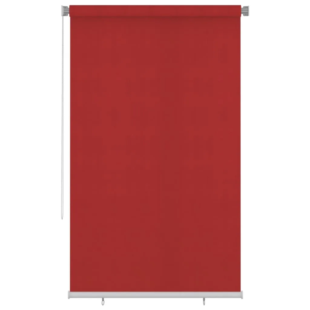 vidaXL Tenda a Rullo per Esterni 140x230 cm Rossa HDPE