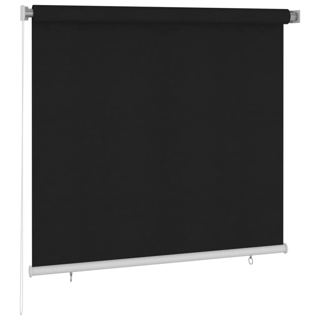 vidaXL Tenda a Rullo per Esterni 160x140 cm Nera