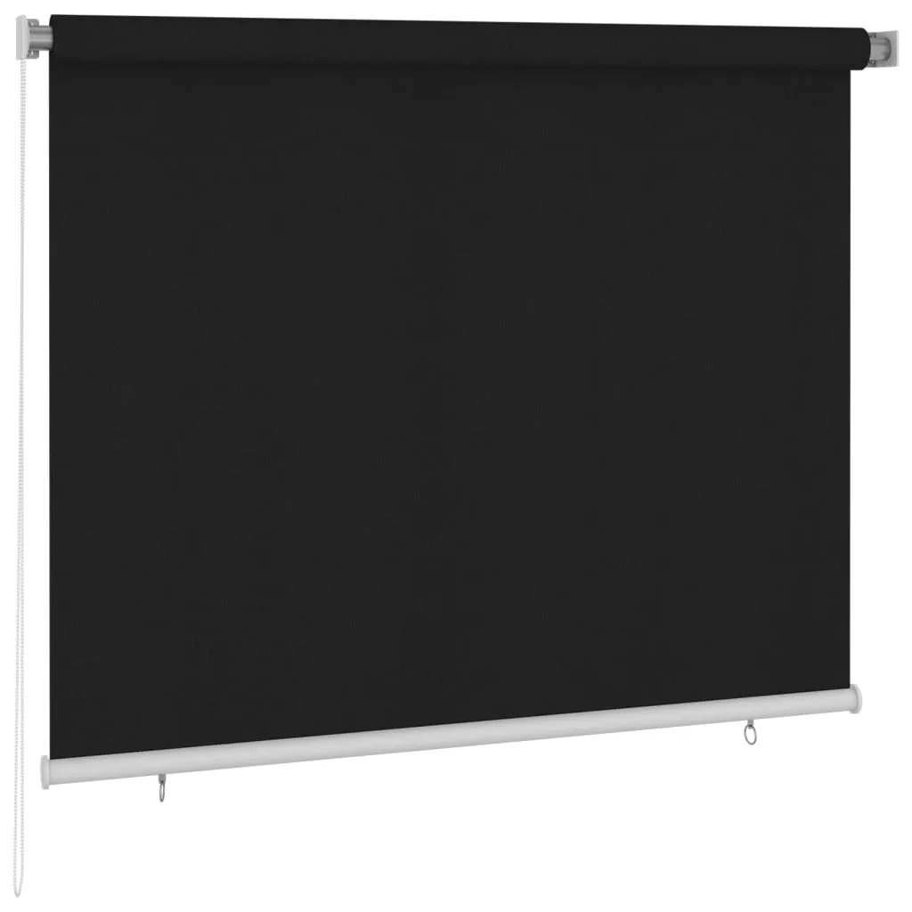 vidaXL Tenda a Rullo per Esterni 180x140 cm Nera