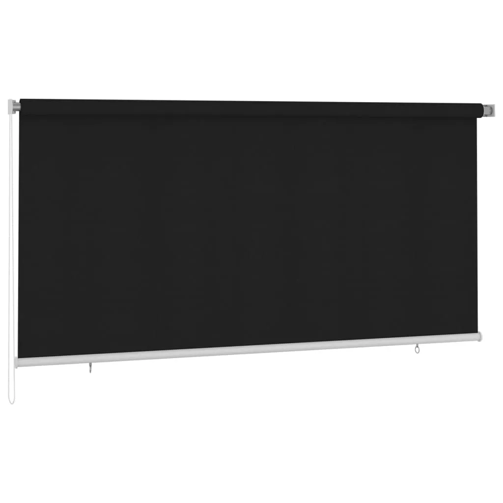 vidaXL Tenda a Rullo per Esterni 300x140 cm Nera