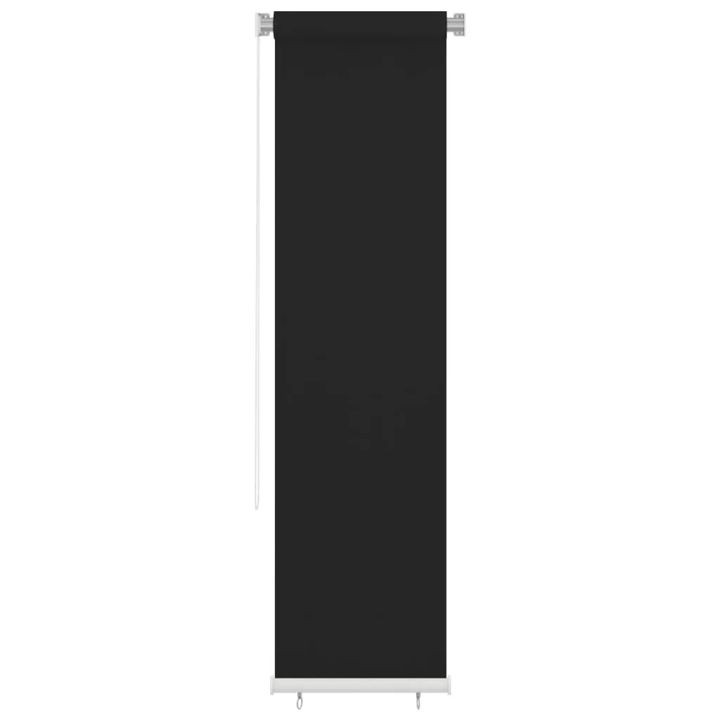 vidaXL Tenda a Rullo per Esterni 60x230 cm Nera HDPE