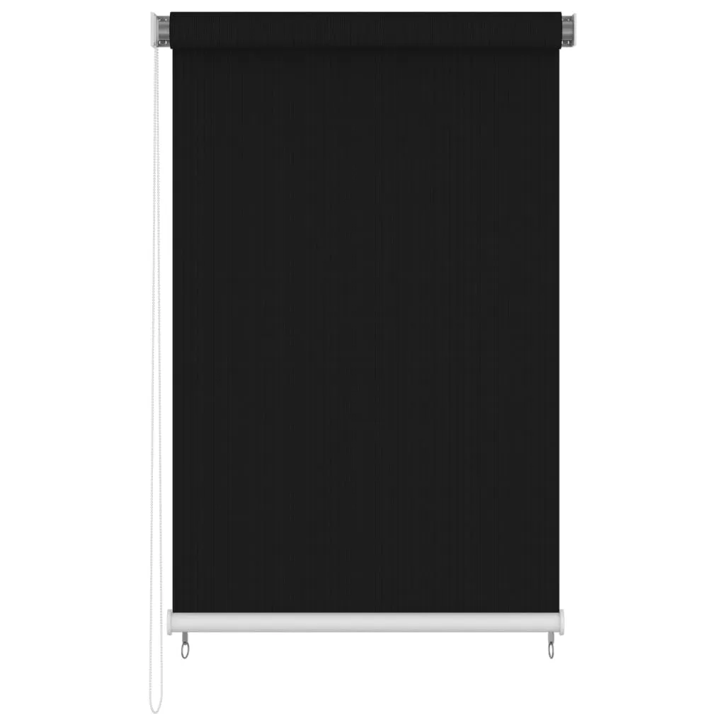 vidaXL Tenda a Rullo per Esterni 140x230 cm Nera