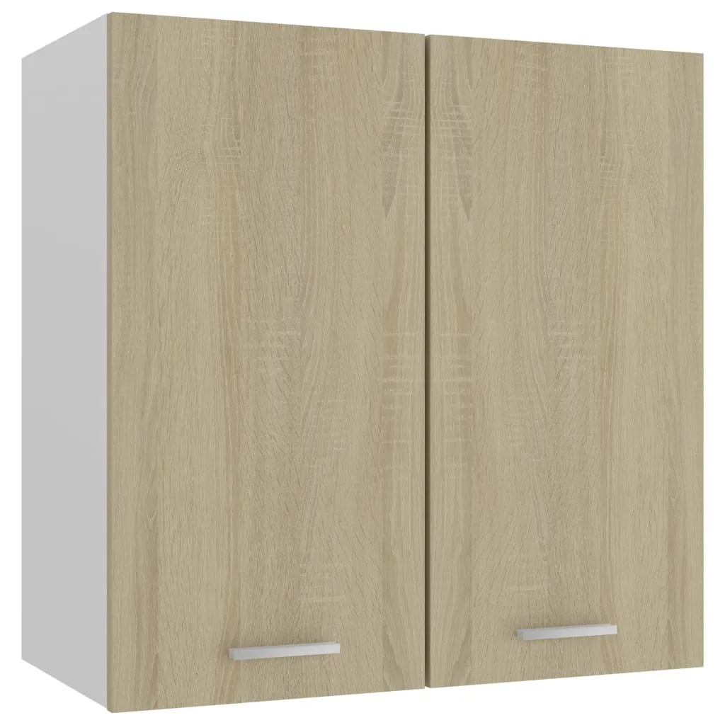 vidaXL Mobile Pensile Rovere Sonoma 60x31x60 cm Legno Multistrato