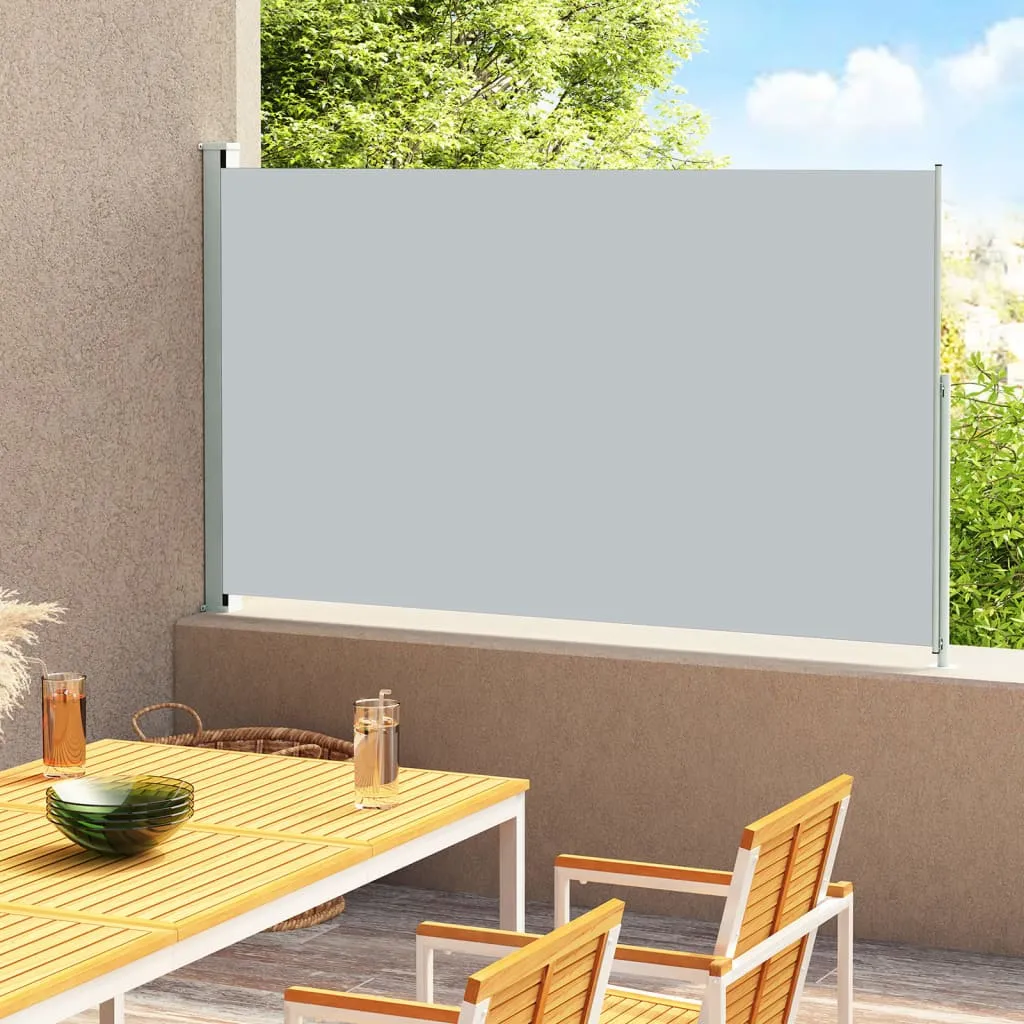 vidaXL Tenda Laterale Retrattile per Patio 180x300 cm Grigia