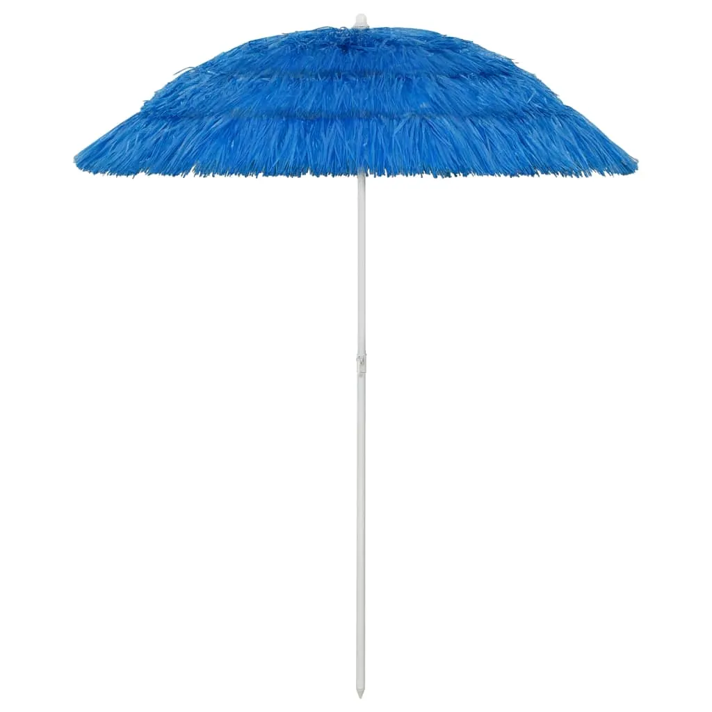 vidaXL Ombrellone da Spiaggia Hawaii Blu 180 cm