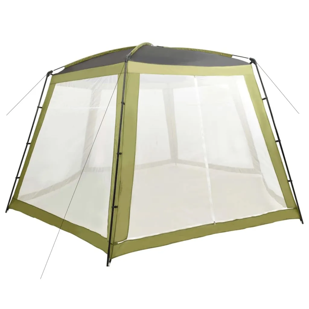 vidaXL Tenda per Piscina in Tessuto 590x520x250 cm Verde