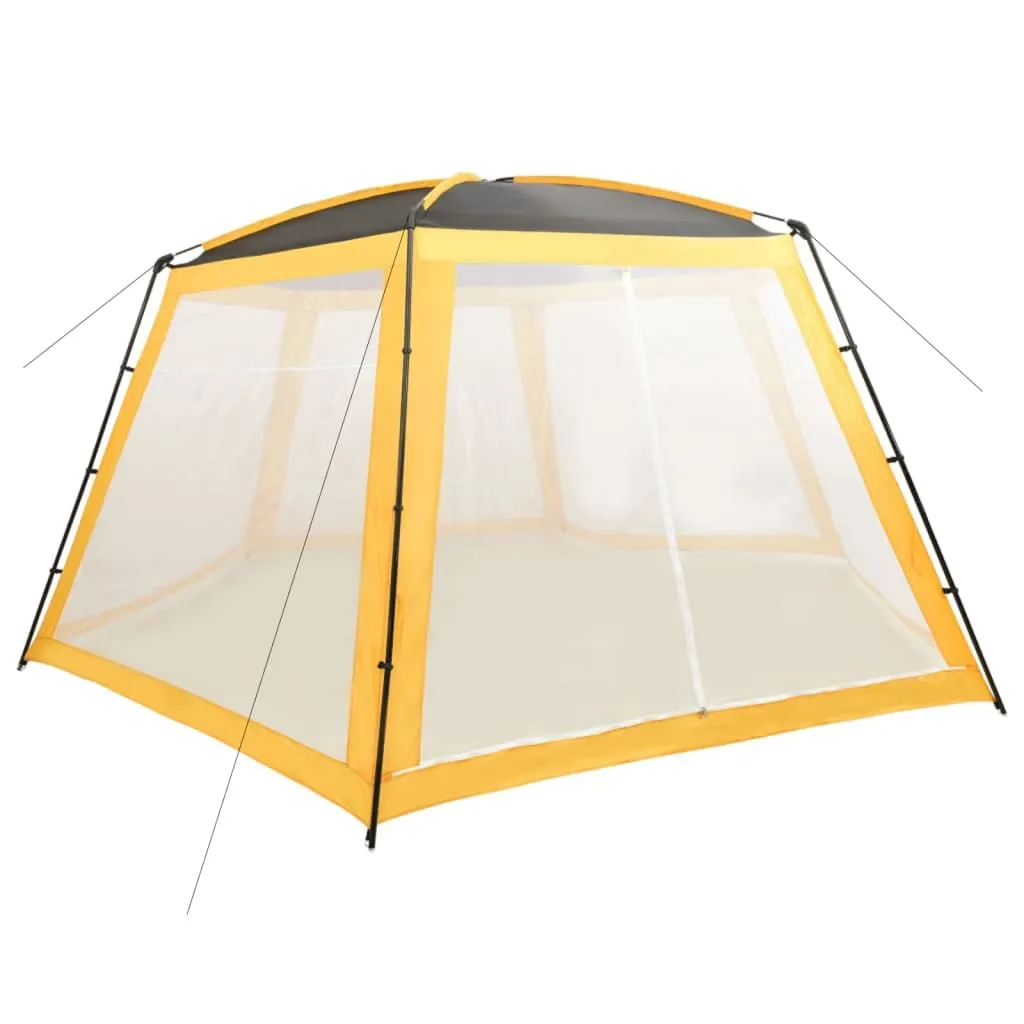 vidaXL Tenda per Piscina in Tessuto 660x580x250 cm Gialla