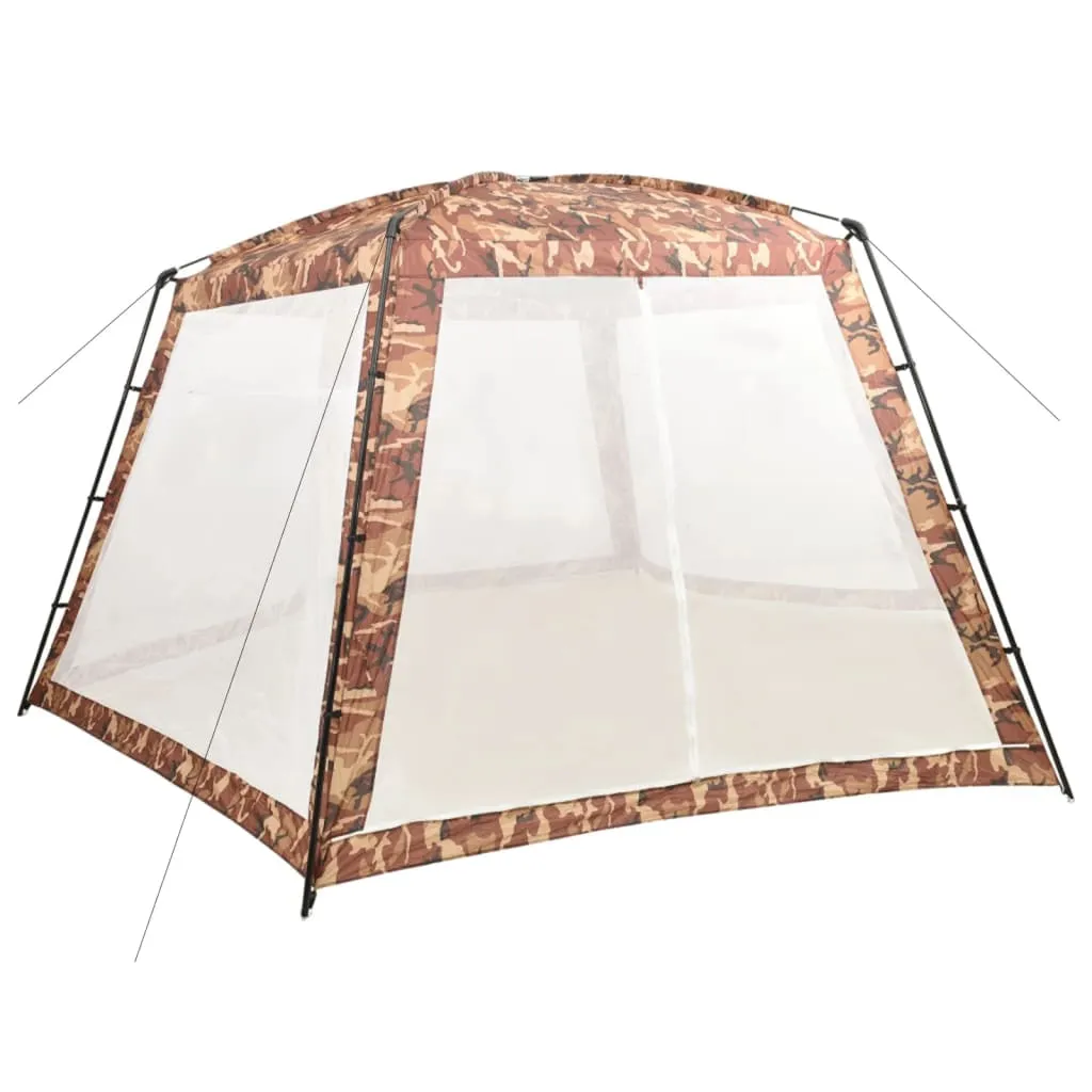 vidaXL Tenda per Piscina in Tessuto 660x580x250 cm Mimetica