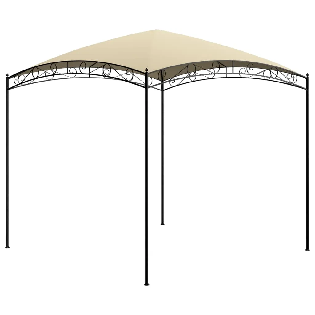 vidaXL Gazebo 3x3x2,65 m Crema 180 g/m²