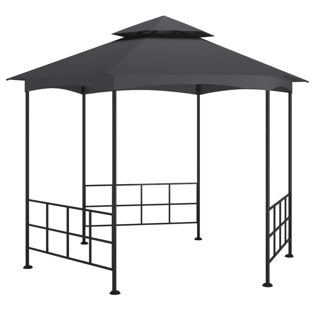 vidaXL Gazebo con Pareti Laterali 3,1x2,7 m Antracite