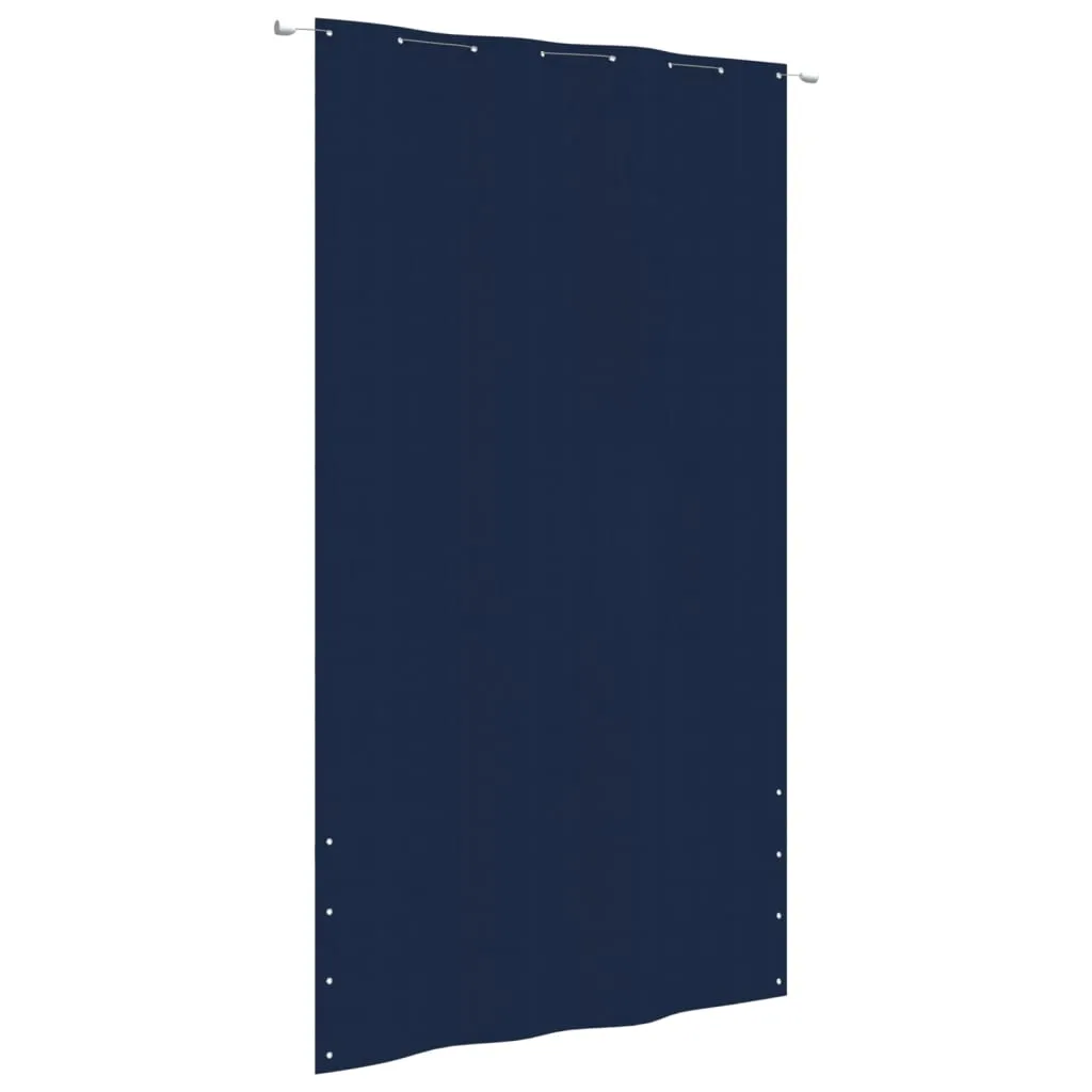 vidaXL Paravento per Balcone Blu 160x240 cm in Tessuto Oxford