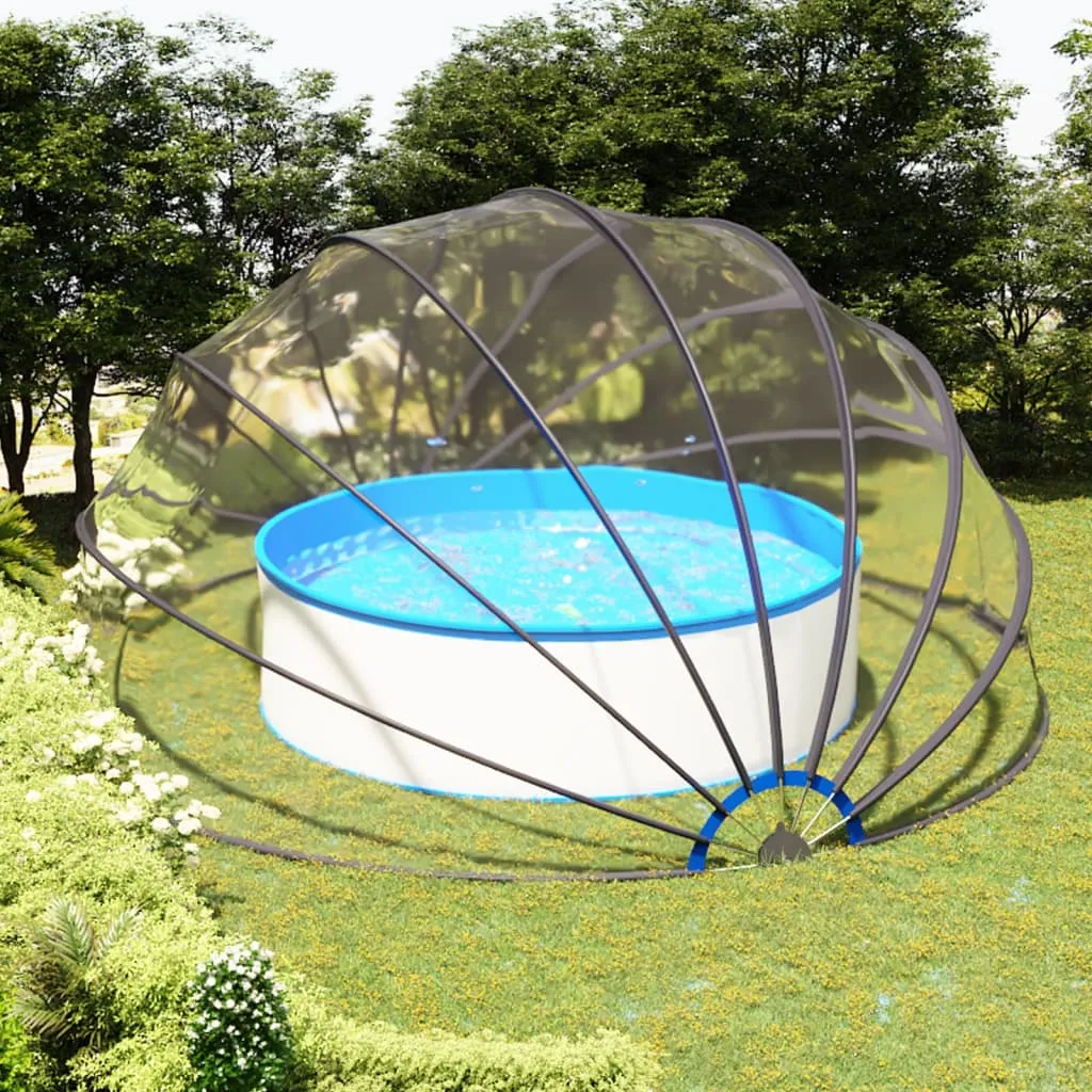 vidaXL Cupola per Piscina 559x275 cm