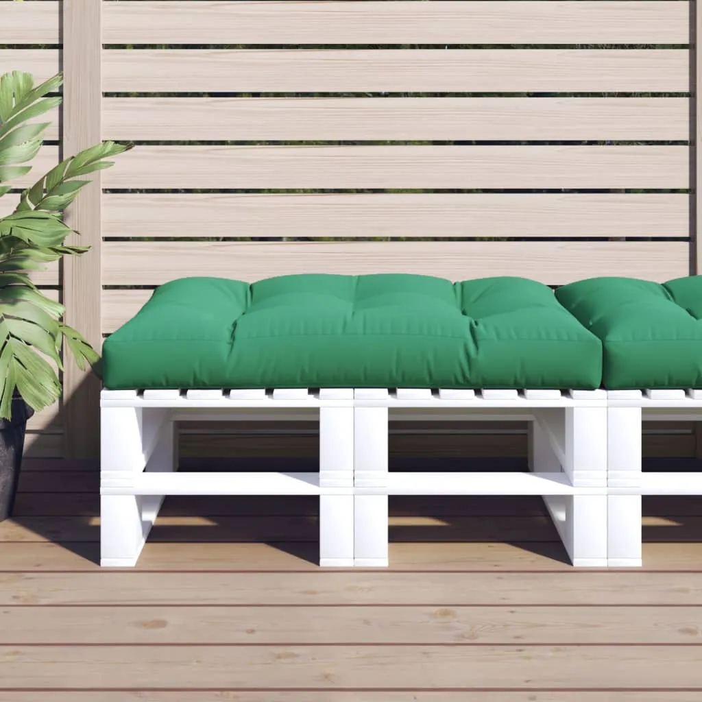 vidaXL Cuscino per Pallet Verde 120x80x12 cm in Tessuto