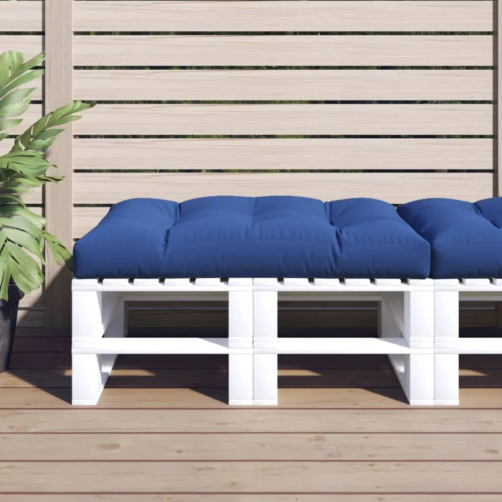 vidaXL Cuscino per Pallet Blu Reale 120x80x12 cm in Tessuto