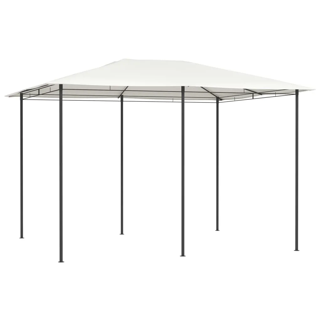 vidaXL Gazebo 3x4x2,6 m Crema 160 g/m²