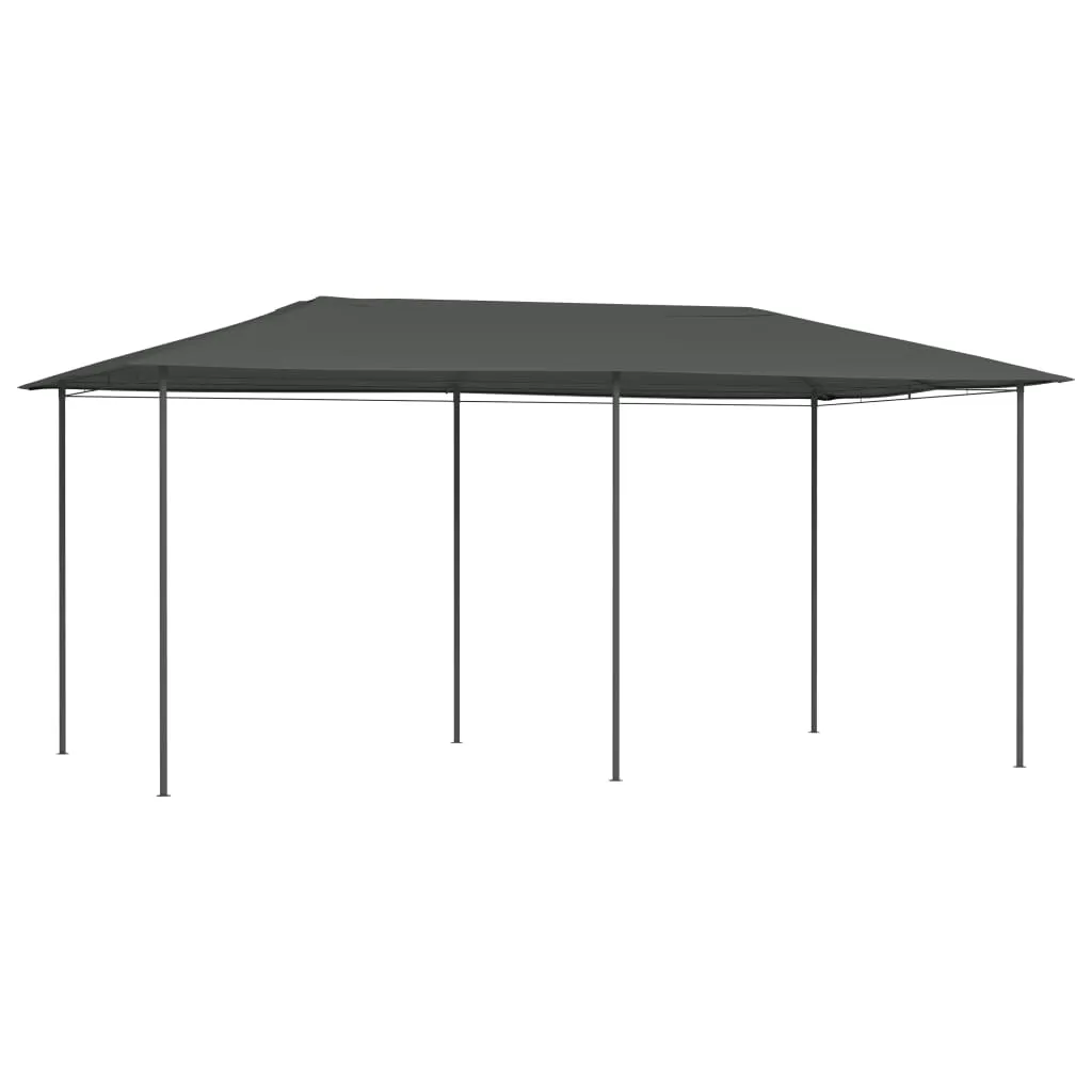 vidaXL Gazebo 3x6x2,6 m Antracite 160 g/m²