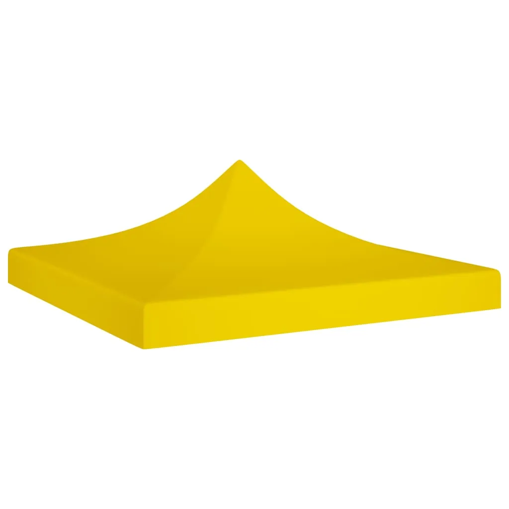 vidaXL Tetto per Tendone per Feste 3x3 m Giallo 270 g/m²