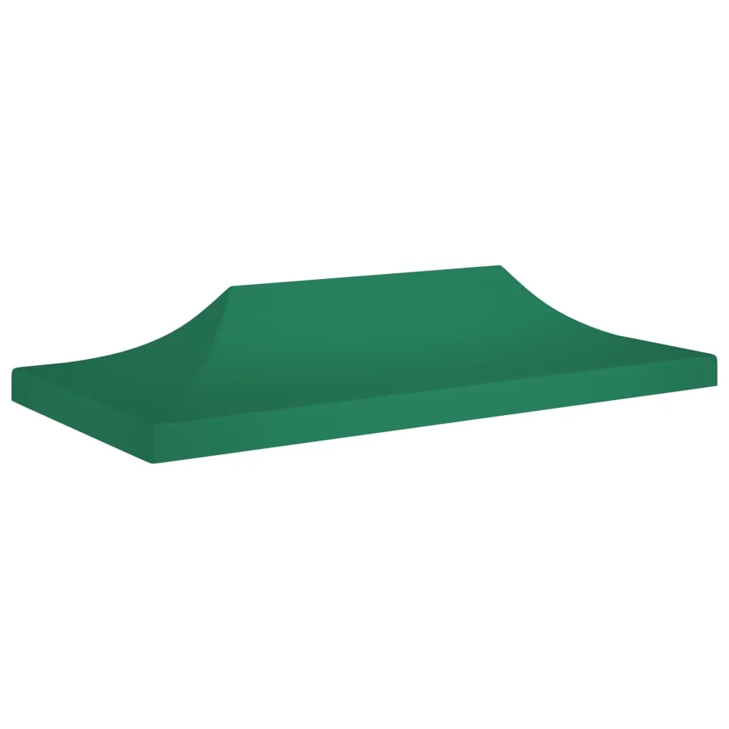 vidaXL Tetto per Tendone per Feste 6x3 m Verde 270 g/m²