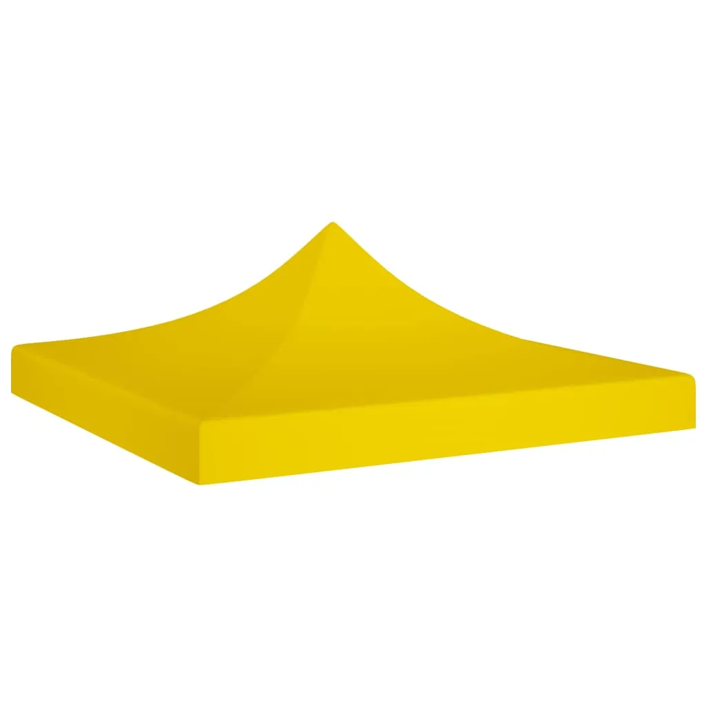 vidaXL Tetto per Tendone per Feste 2x2 m Giallo 270 g/m²