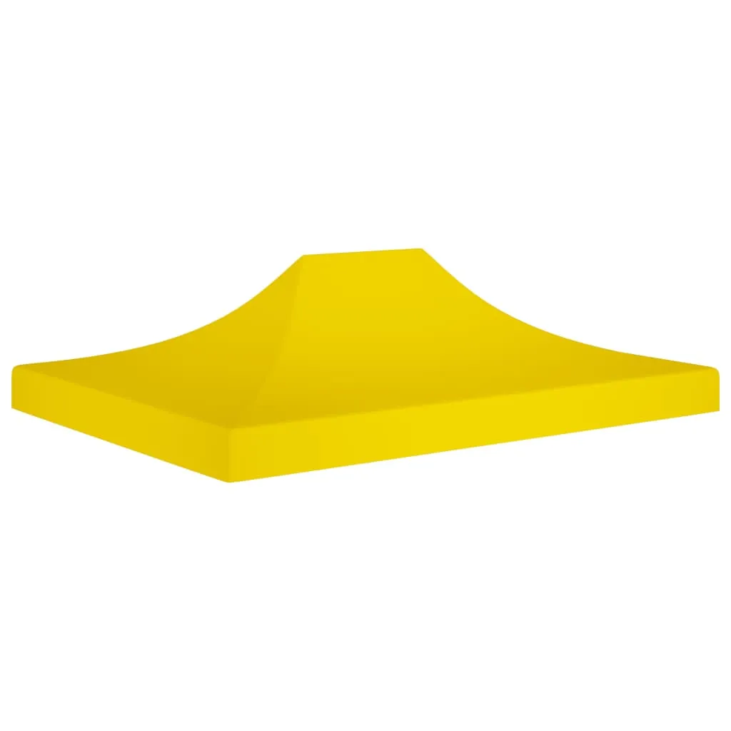 vidaXL Tetto per Tendone per Feste 4x3 m Giallo 270 g/m²