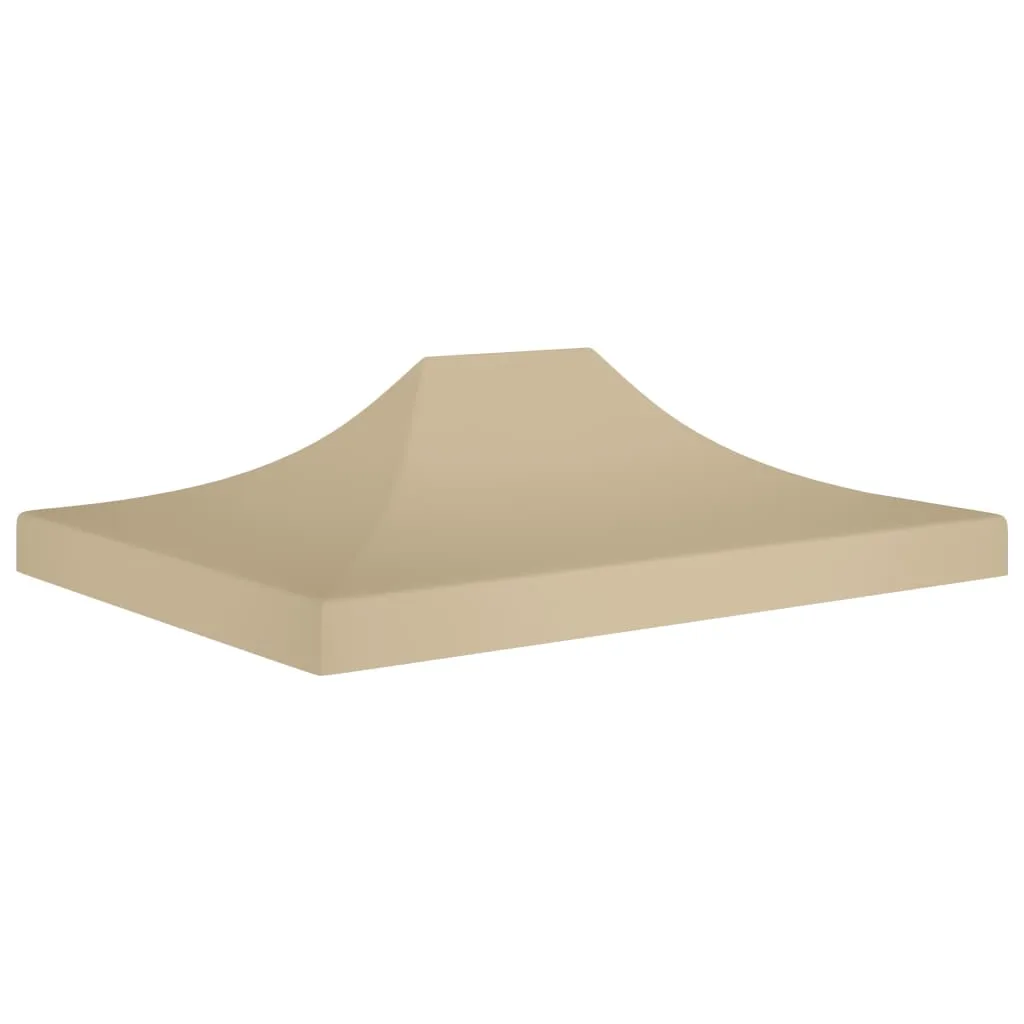 vidaXL Tetto per Tendone per Feste 4,5x3 m Beige 270 g/m²