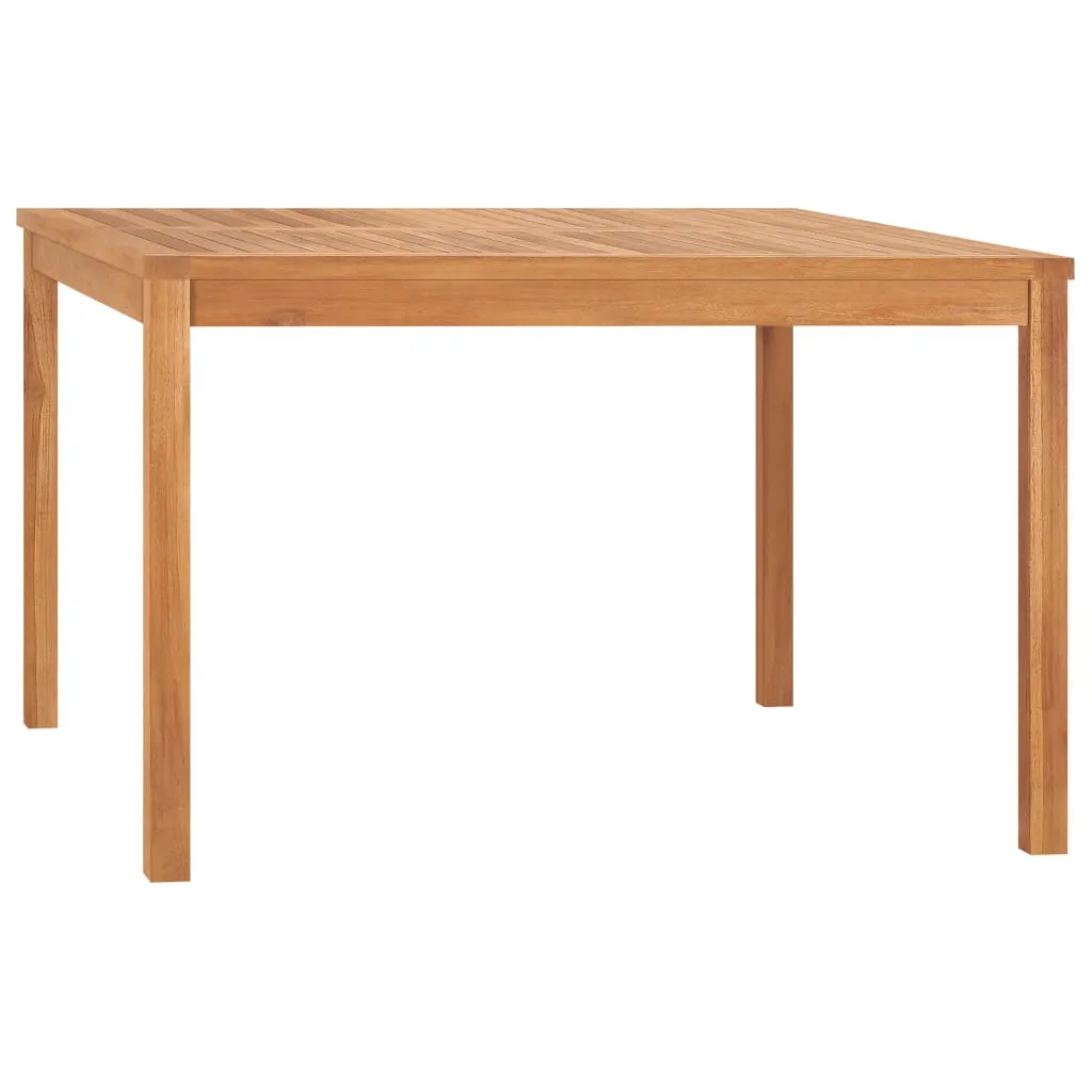 vidaXL Tavolo da Pranzo per Giardino 120x120x77 cm in Massello di Teak