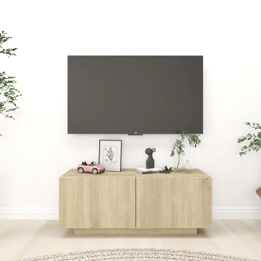 vidaXL Mobile Porta TV Rovere Sonoma 100x35x40 cm in Legno Multistrato