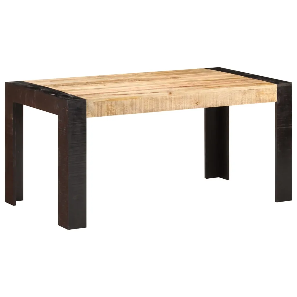 vidaXL Tavolo da Pranzo 160x80x76 cm in Legno Massello di Mango