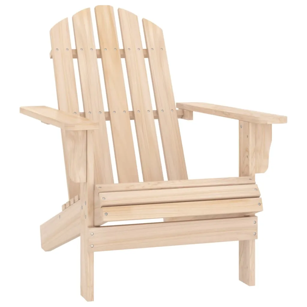 vidaXL Sedia da Giardino Adirondack in Legno Massello di Abete