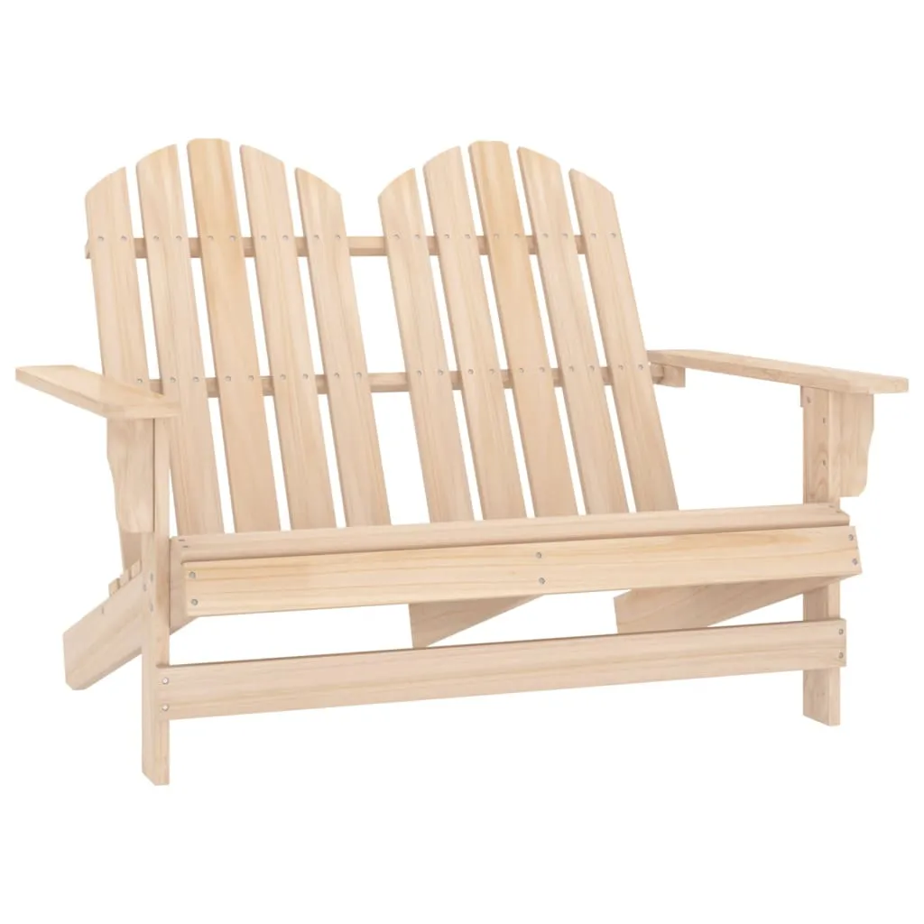 vidaXL Sedia da Giardino Adirondack 2 Posti in Legno Massello di Abete